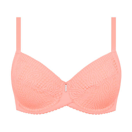 CHANTELLE Lace Full-cup bra Easy Feel Easy Support Fluor Pink