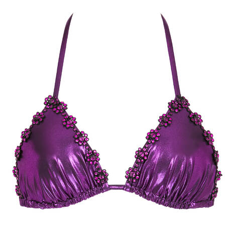 AGENT PROVOCATEUR Triangle bikini top Maiya Fuchsia/Fuchsia