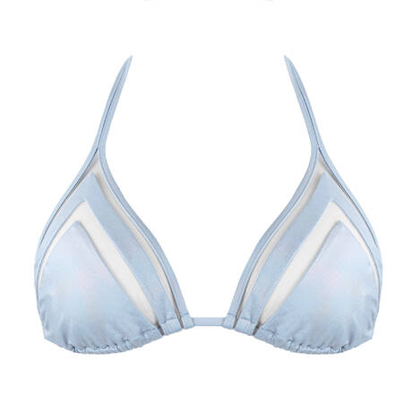 AGENT PROVOCATEUR Triangle bikini top Tora Blue