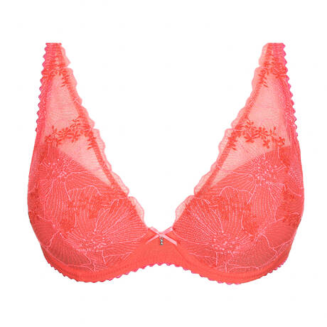 MARIE JO Padded triangle bra Solene Pamplemousse