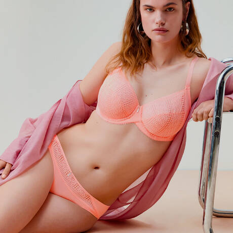 2 pieces set CHANTELLE Easy Feel Easy Support Fluor Pink
