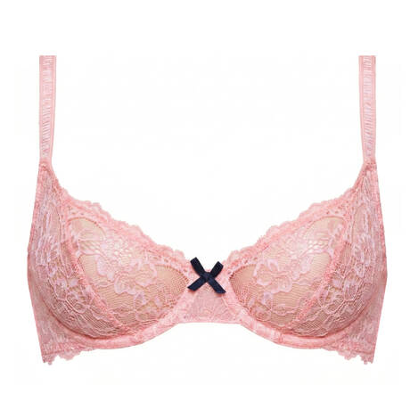FLEUR DU MAL Soutien-gorge corbeille en dentelle Bianca Lace Pink Lady