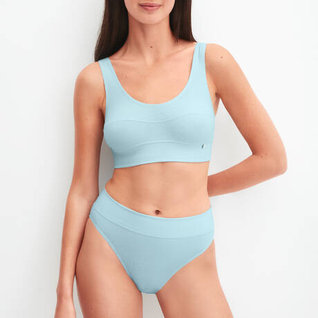 2 pieces set CALIDA Elastic Cascade Blue