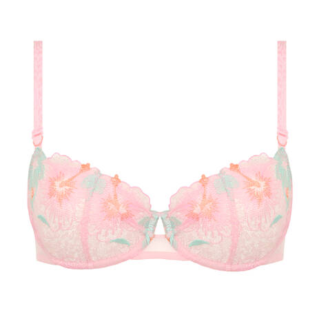 CHANTELLE Lace Demi-cup bra Pulp Daydream Bouquet Pastel