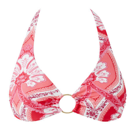MELISSA ODABASH Triangle bikini top Brussels Pink Mirage Ornate