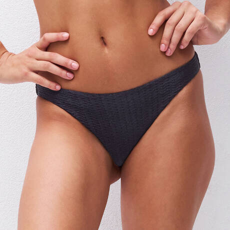 CHANTELLE Brazilian bikini bottom Minuit Perle Noire