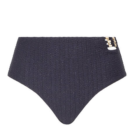 CHANTELLE High-waisted bikini bottom Minuit Perle Noire