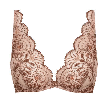 I.D. SARRIERI Triangle bra Memories of Love Cocoa