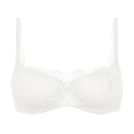 TRIUMPH Balconette bra lace Body Make-Up Illusion Lace Ecru White