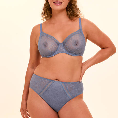 2 pieces set SIMONE PÉRÈLE Comète Bleu Chambray