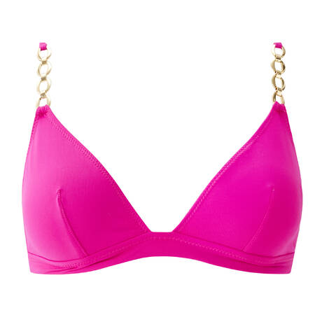MELISSA ODABASH Triangle bikini top Mexico Colorful Evasion Raspberry