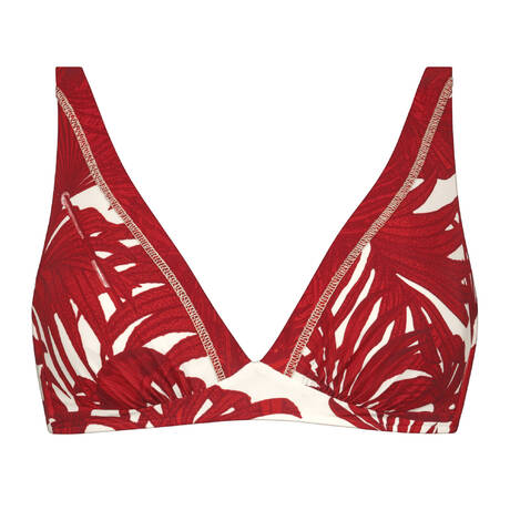 MARYAN MEHLHORN Underwire triangle bikini top Palmaria Crème Rouge