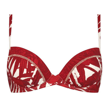 MARYAN MEHLHORN Padded bikini top Palmaria Crème Rouge