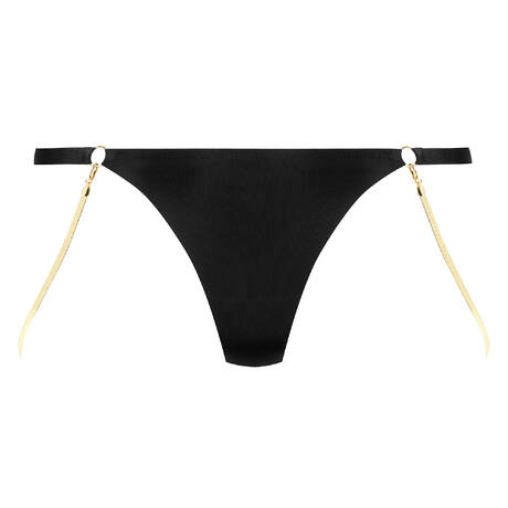 MAISON CLOSE Mini string avec bijoux amovibles Tapage Nocturne Noir