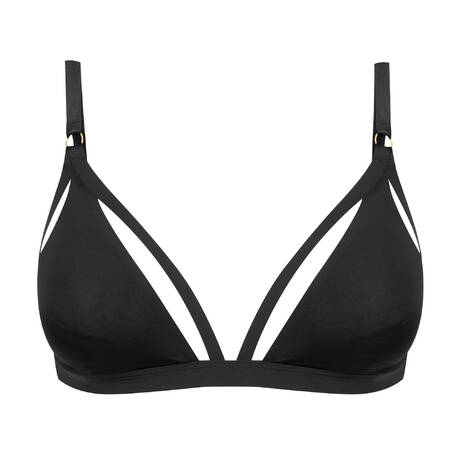 MAISON CLOSE Triangle bra Tapage Nocturne Black