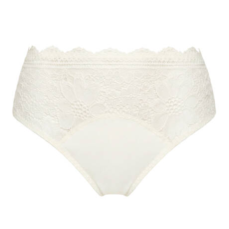 SIMONE PÉRÈLE Culotte haute en dentelle Freesia Naturel