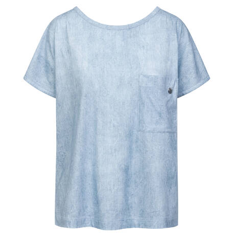 FÉRAUD Cotton T-shirt Casual Chic Denim