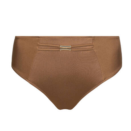 MARIE JO Bas de maillot de bain culotte haute Hello Sunset Sepia