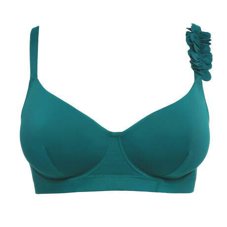 SIMONE PÉRÈLE Full cup bikini top Paloma Emeraude