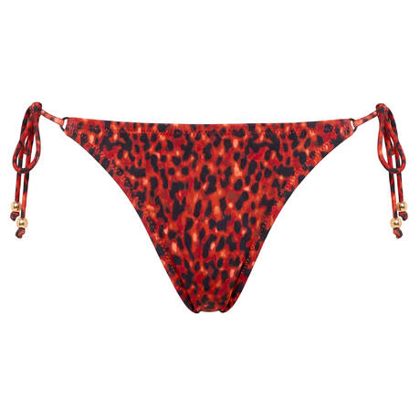 TRIUMPH Bas de maillot de bain brésilien lacets Midnight Swim Brown