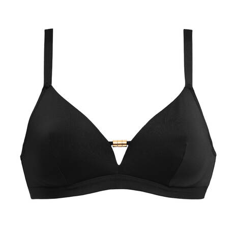 SIMONE PÉRÈLE Underwire Triangle bikini top Perle Black