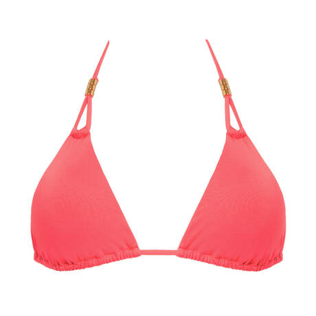 SIMONE PÉRÈLE Triangle bikini top Perle Flamingo