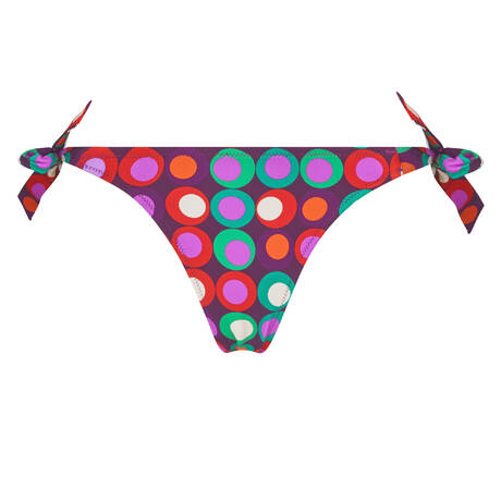 ANTIGEL Tie side brazilian bikini bottom La Pois Disco Pois Hippie