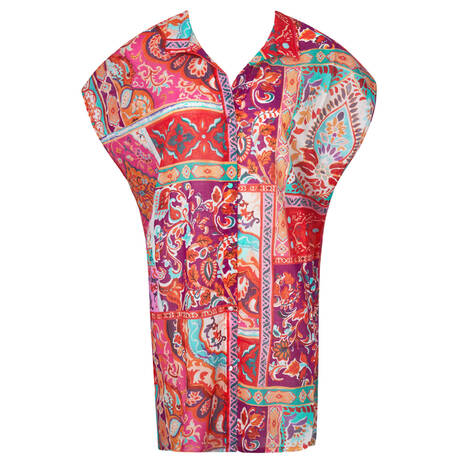 ANTIGEL Strandhemd aus Baumwolle La Pois Disco Pois Hippie