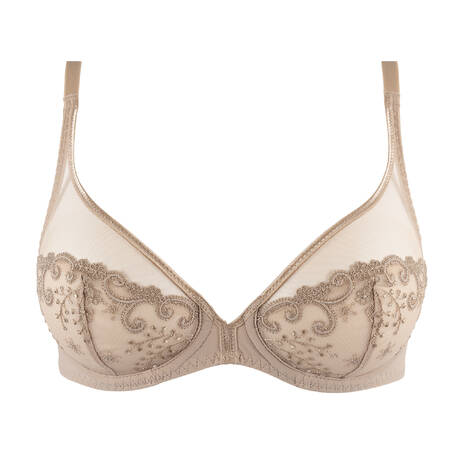 SIMONE PÉRÈLE Full-cup plunge bra Délice Peau