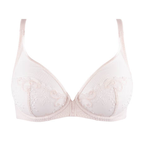 SIMONE PÉRÈLE Full-cup plunge bra Délice Poudre