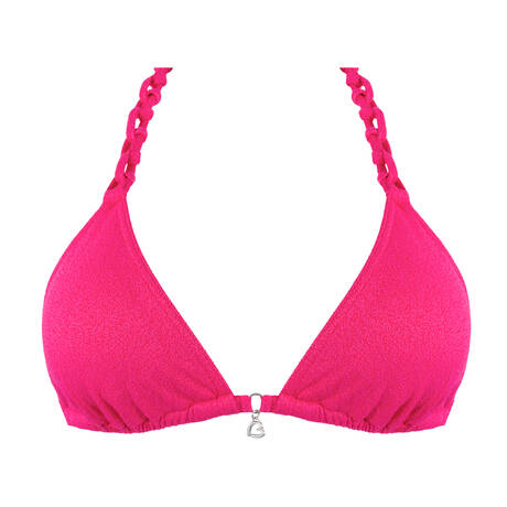 BANANA MOON Triangle bikini top Yero Santaya Raspberry