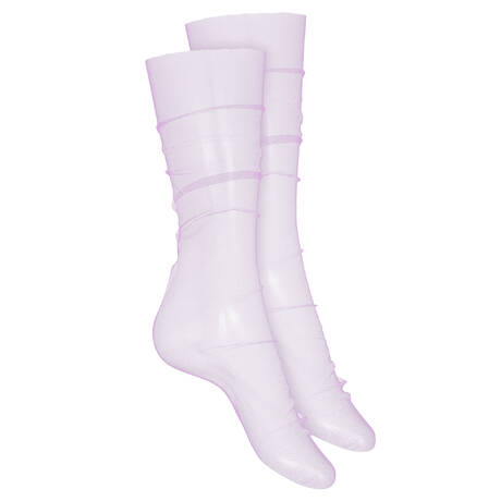 MAISON CLOSE Tulle socks Les Coquetteries Lavande