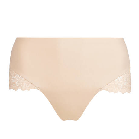 MARIE JO Lace High-waisted panty Soft Studio Café Latte