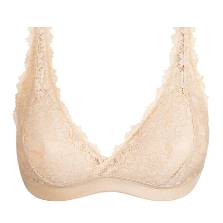 MARIE JO Lace Triangle bra Soft Studio Café Latte