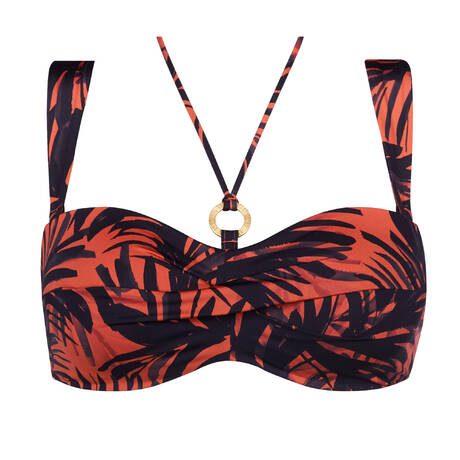 TRIUMPH Haut de maillot de bain bandeau Summer Palm Brown Dark