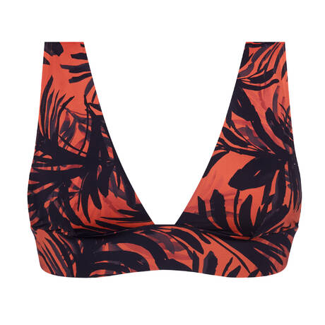 TRIUMPH Triangle bikini top Summer Palm Brown Dark