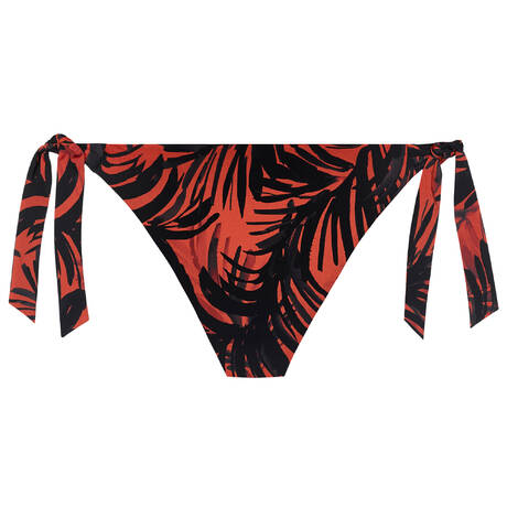 TRIUMPH Tie side bikini bottom Summer Palm Brown Dark
