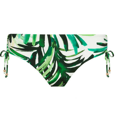 TRIUMPH Bas de maillot de bain slip coulissant lissant Summer Palm Vert