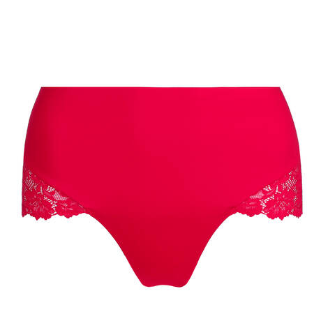 MARIE JO Lace High-waisted panty Soft Studio True Red