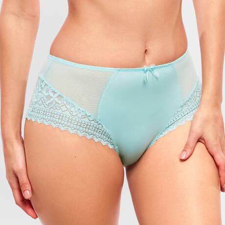 EMPREINTE Lace High-waisted panty Melody Aqua