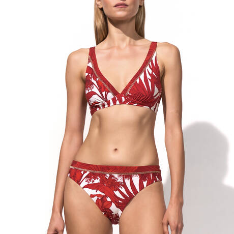 2 pieces set MARYAN MEHLHORN Palmaria Crème Rouge