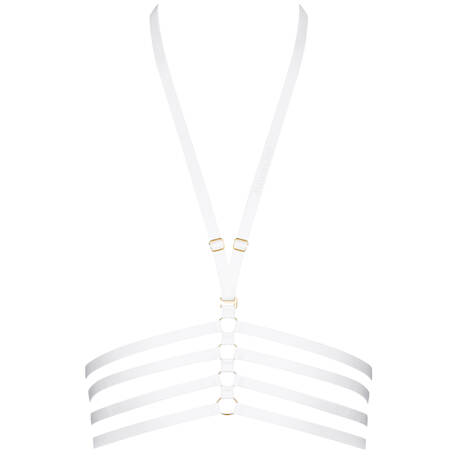 MAISON CLOSE Harness Signature Les Fétiches Blanc&Or