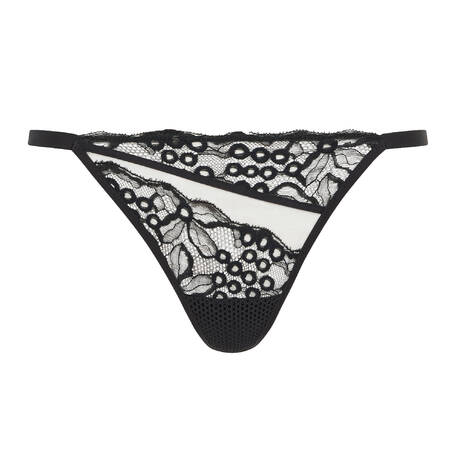 CHANTELLE X Tanga aus Spitze Roxane Schwarz