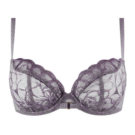 CHANTELLE Full-cup bra Fleurs Fancy Grey