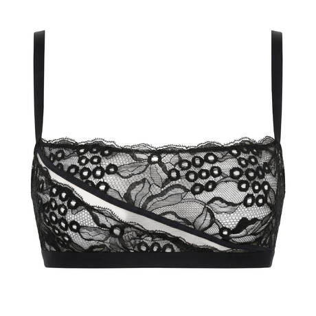 CHANTELLE X Lace Bandeau bra Roxane Black