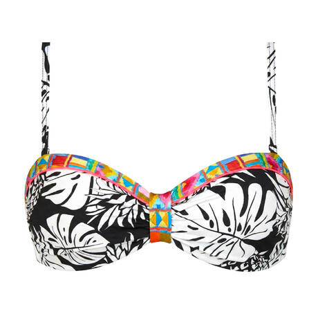 BANANA MOON Bandeau bikini top Bimo Mahina Black