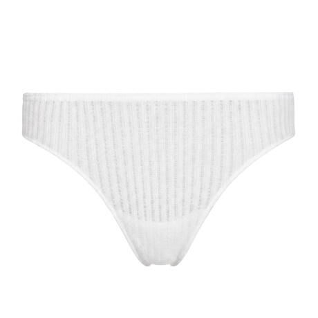 OSCALITO Lisle thread cotton Thong Operatino Filoscozia White