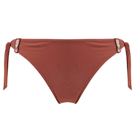 BANANA MOON Tie side bikini bottom Dasia Totem Noisette
