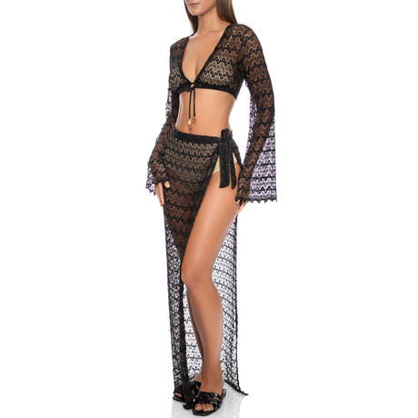 2 pieces set LULI FAMA Midnight Currents Black