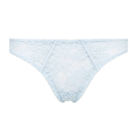 FLEUR DU MAL Lace Brazilian brief Le Stretch Lace Forget Me Not